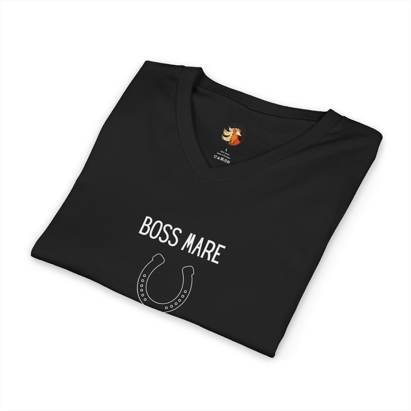 "Boss Mare" v-neck t shirt