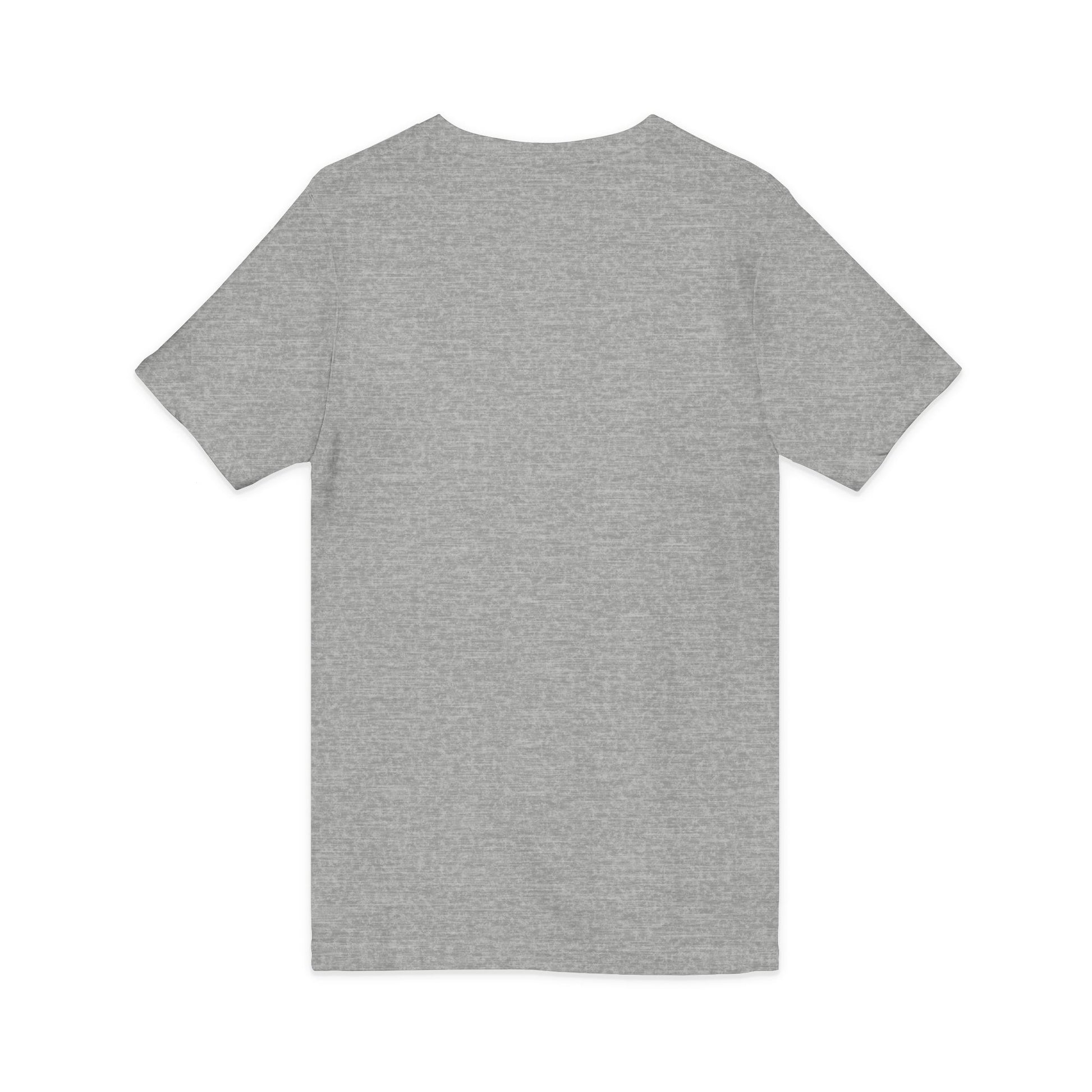 Gray t-shirt on a white background
