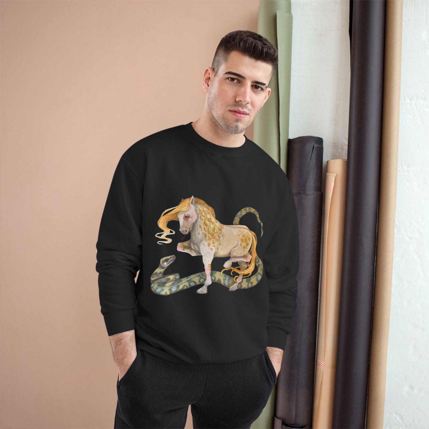 Year of the Horse Sweatshirt by Signe Sanne