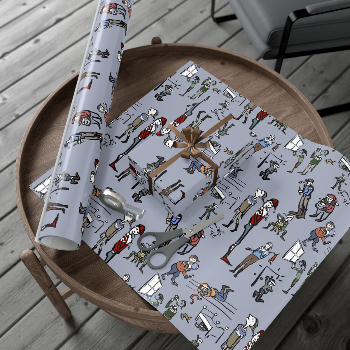 Yule Lad wrapping paper