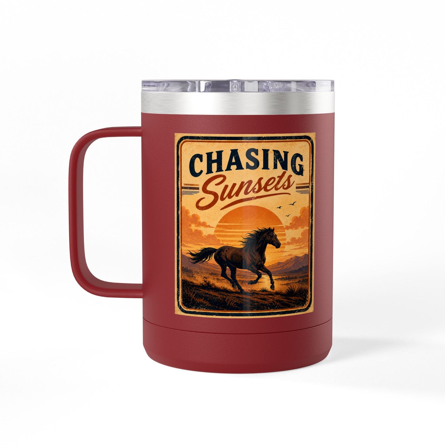 Chasing Sunsets 15oz Travel Mug