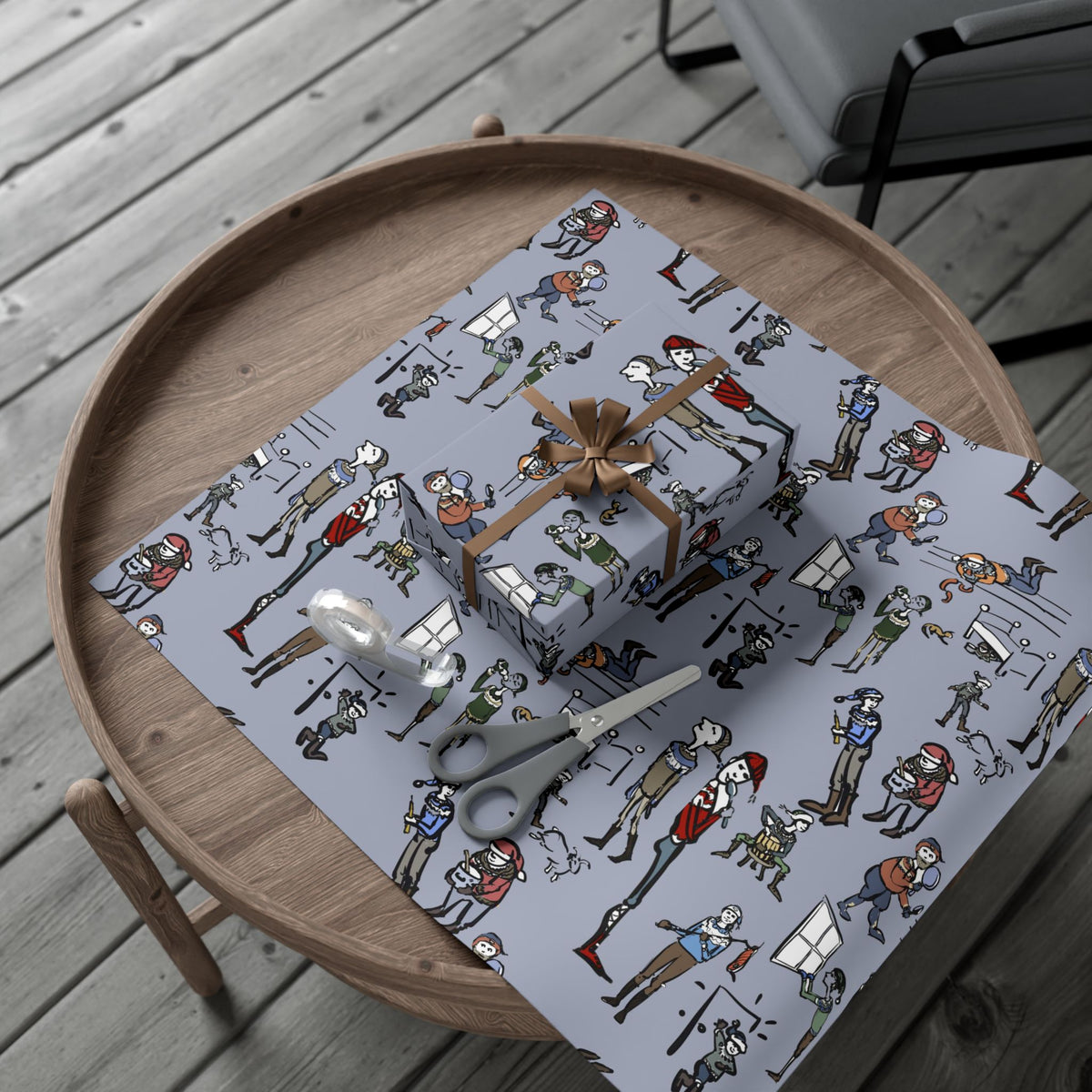 Yule Lad wrapping paper
