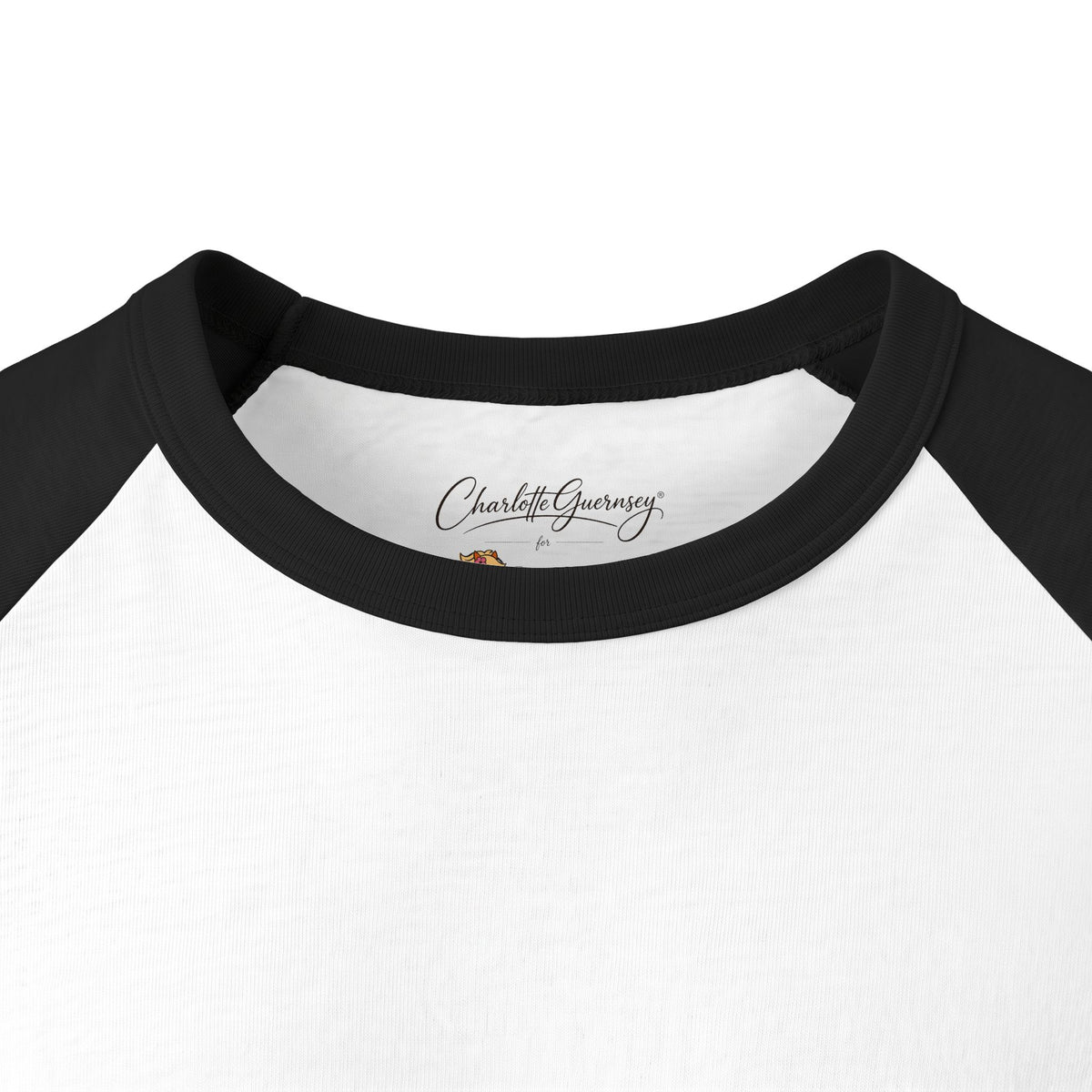 "My Christmas Spirit Is Mostly Cheese." two-tone long-sleeve tee, additional view 14