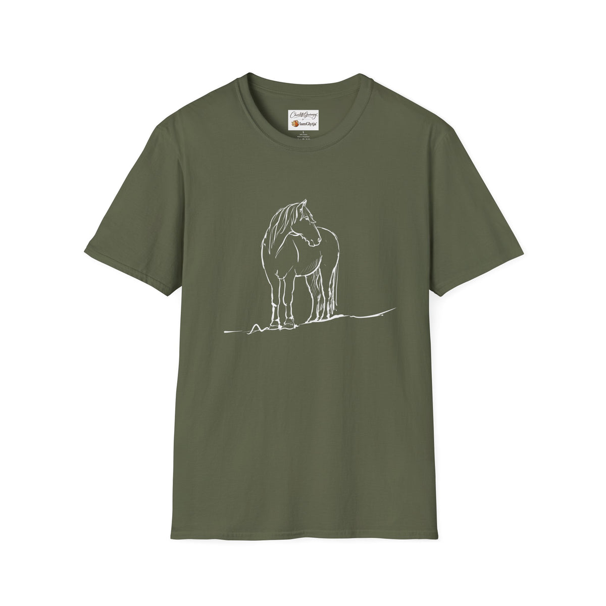 Hermi Icelandic horse shirt, unisex cotton tee