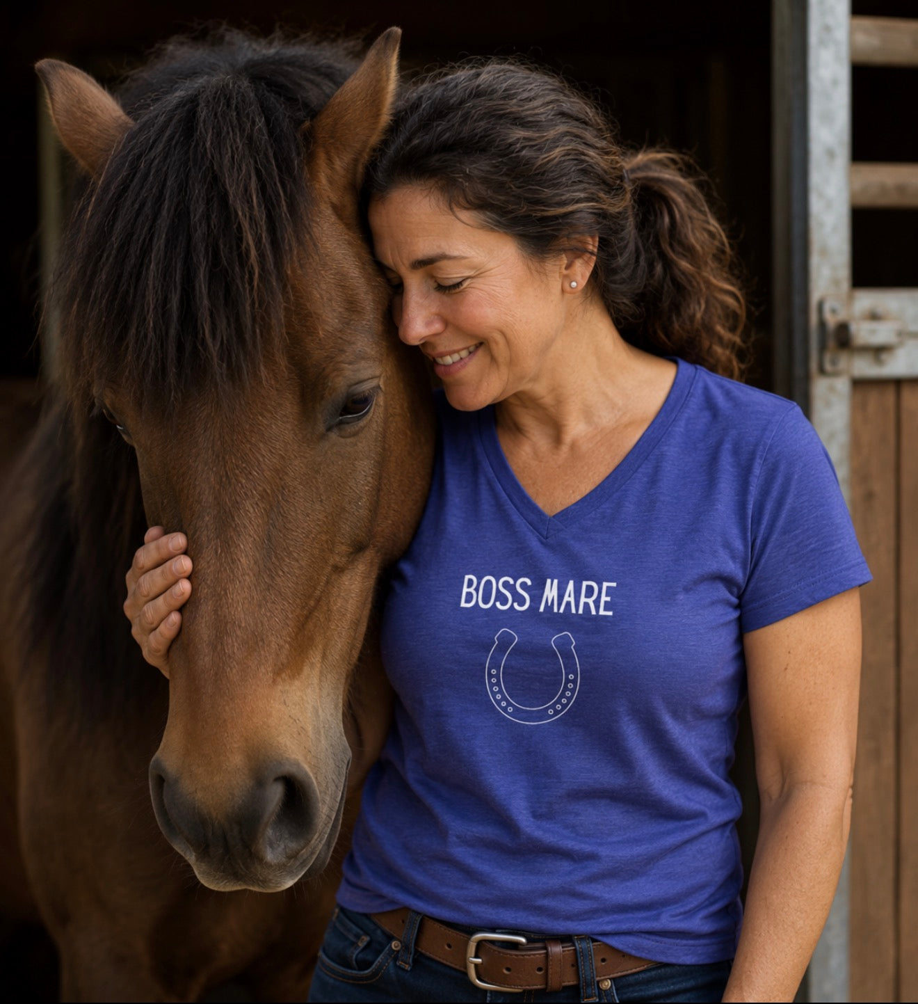 Boss Mare V-neck t-shirt for women by IamGlytja
