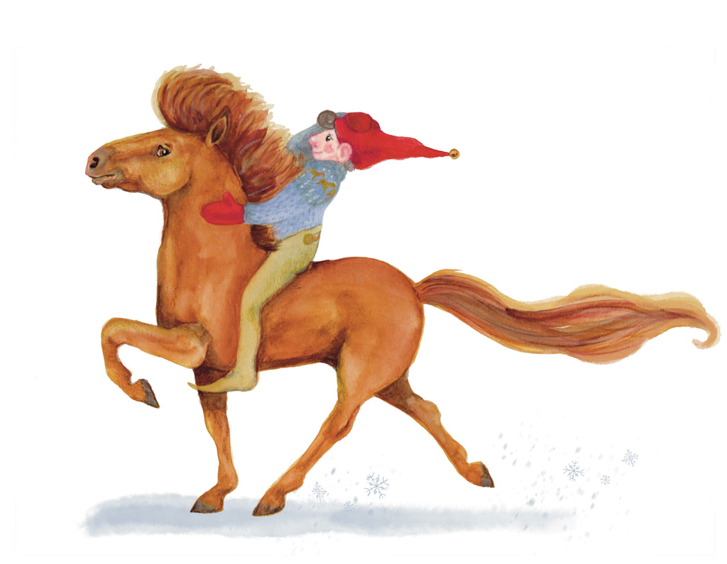 Hestasveinn riding Frodi sticker