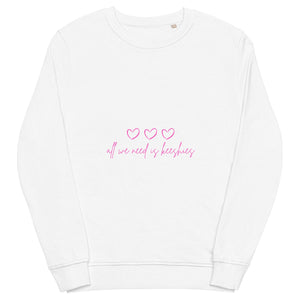 "All we need is Keeshies" Unisex organic sweatshirt - Iamglytja