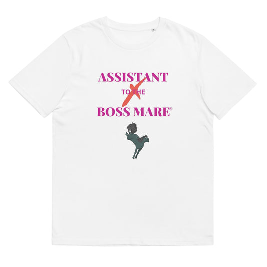 Assistant Boss Mare Unisex organic cotton t-shirt - Iamglytja