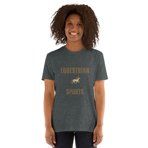 Equestrian Sports Short - Sleeve Unisex T-Shirt - Iamglytja