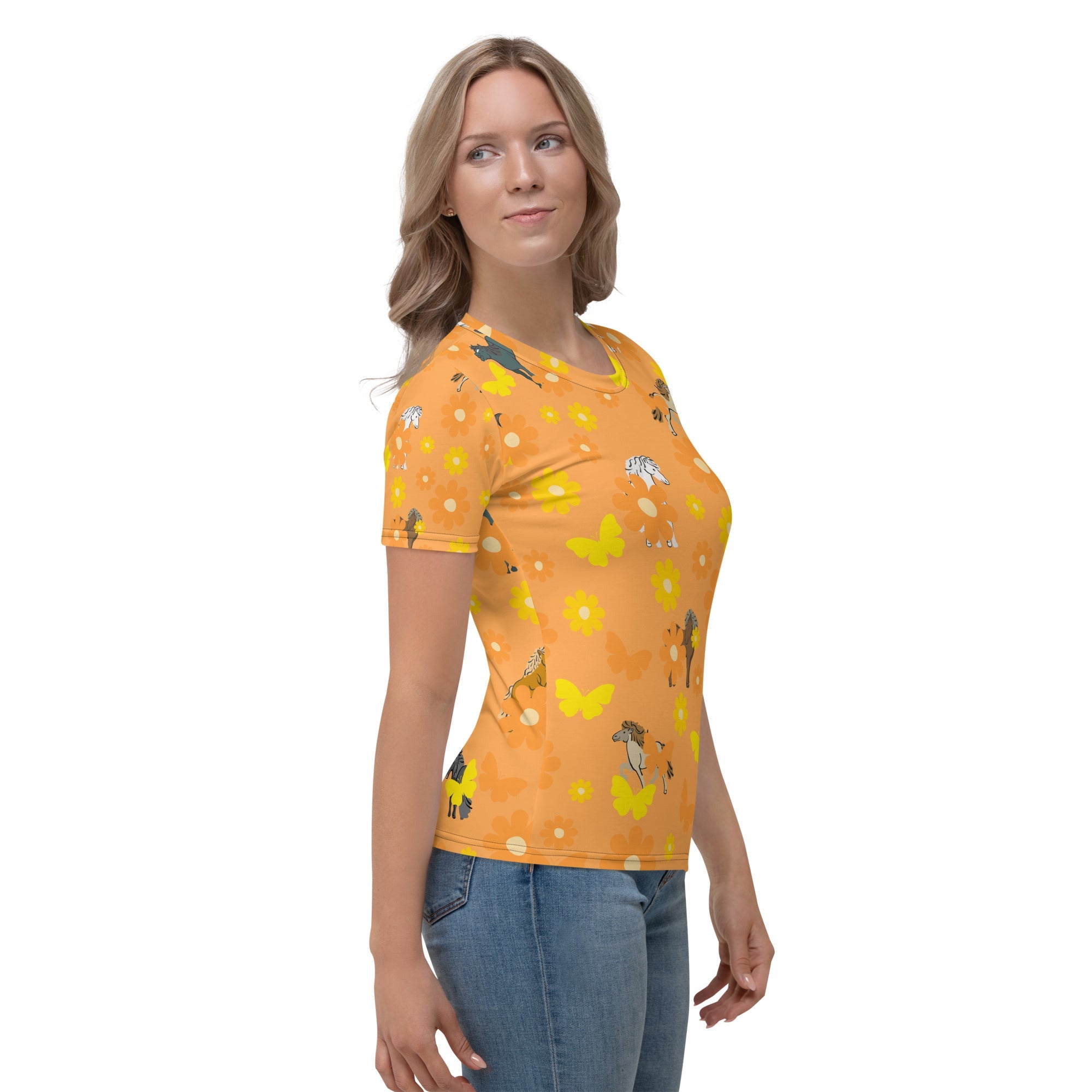 Field of orange daisies Women's T-shirt - Iamglytja