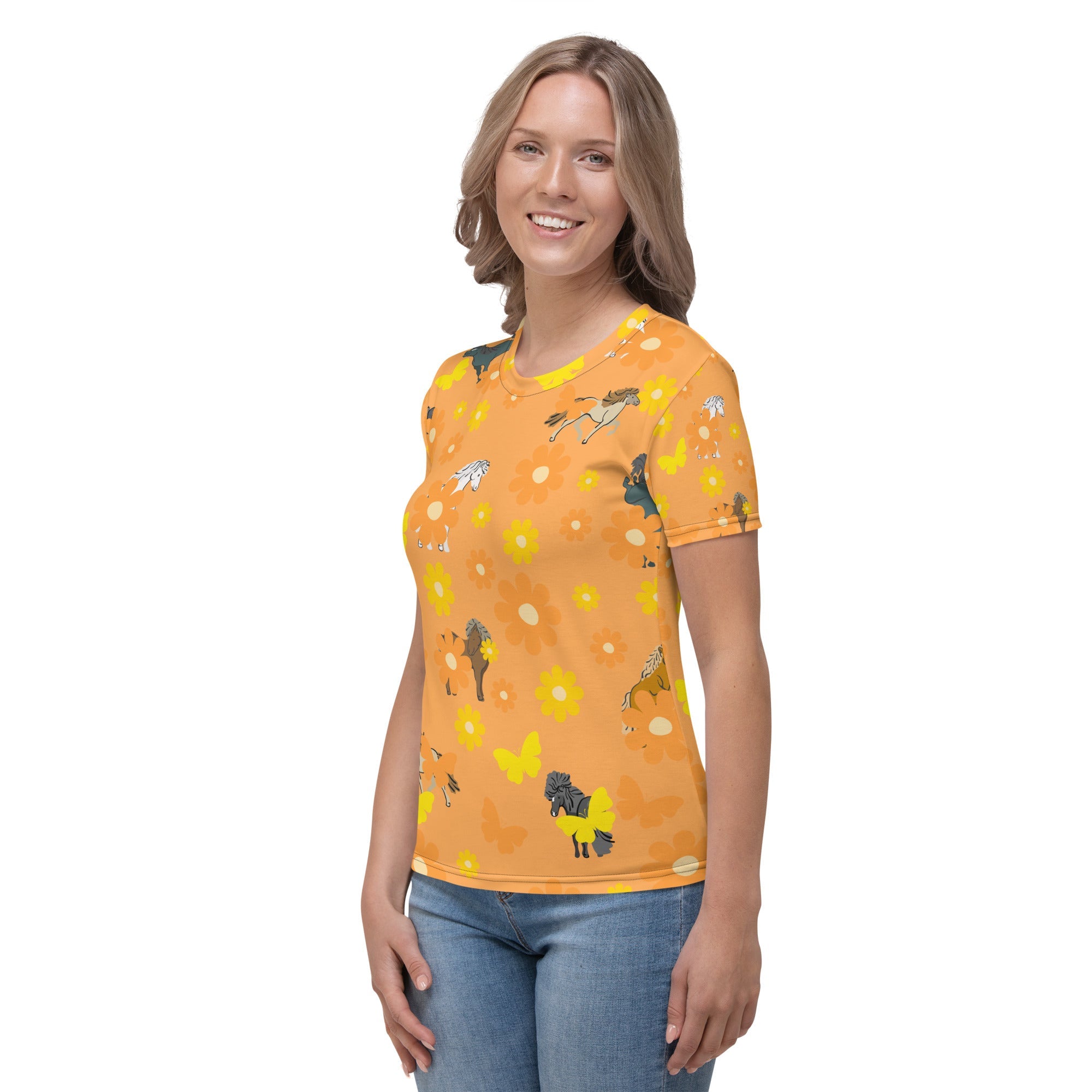 Field of orange daisies Women's T-shirt - Iamglytja