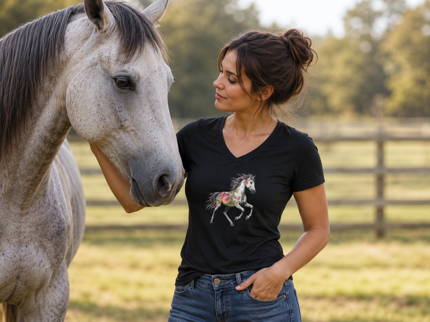 Flower Horse Tee