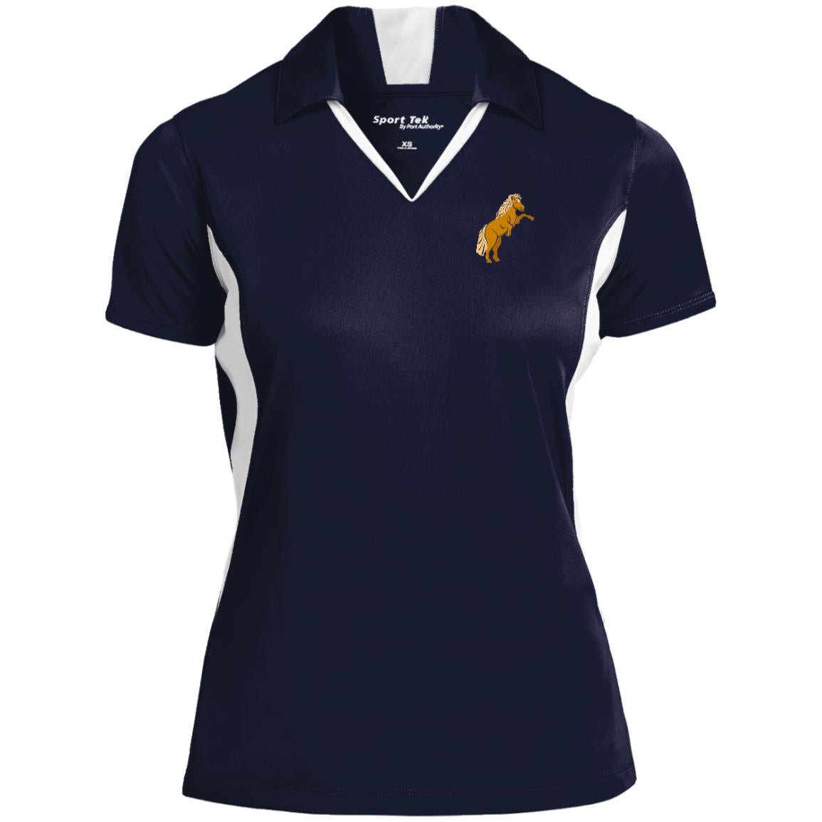 Glytja Ladies' Colorblock Performance Polo - Iamglytja