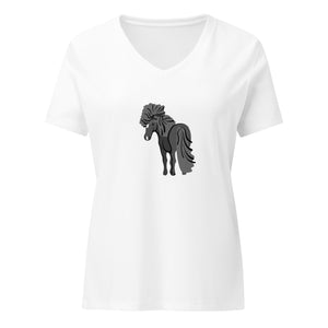 Goslari women’s relaxed v-neck t-shirt - IamglytjaGoslari women’s relaxed v-neck t-shirtT-ShirtsIamglytja