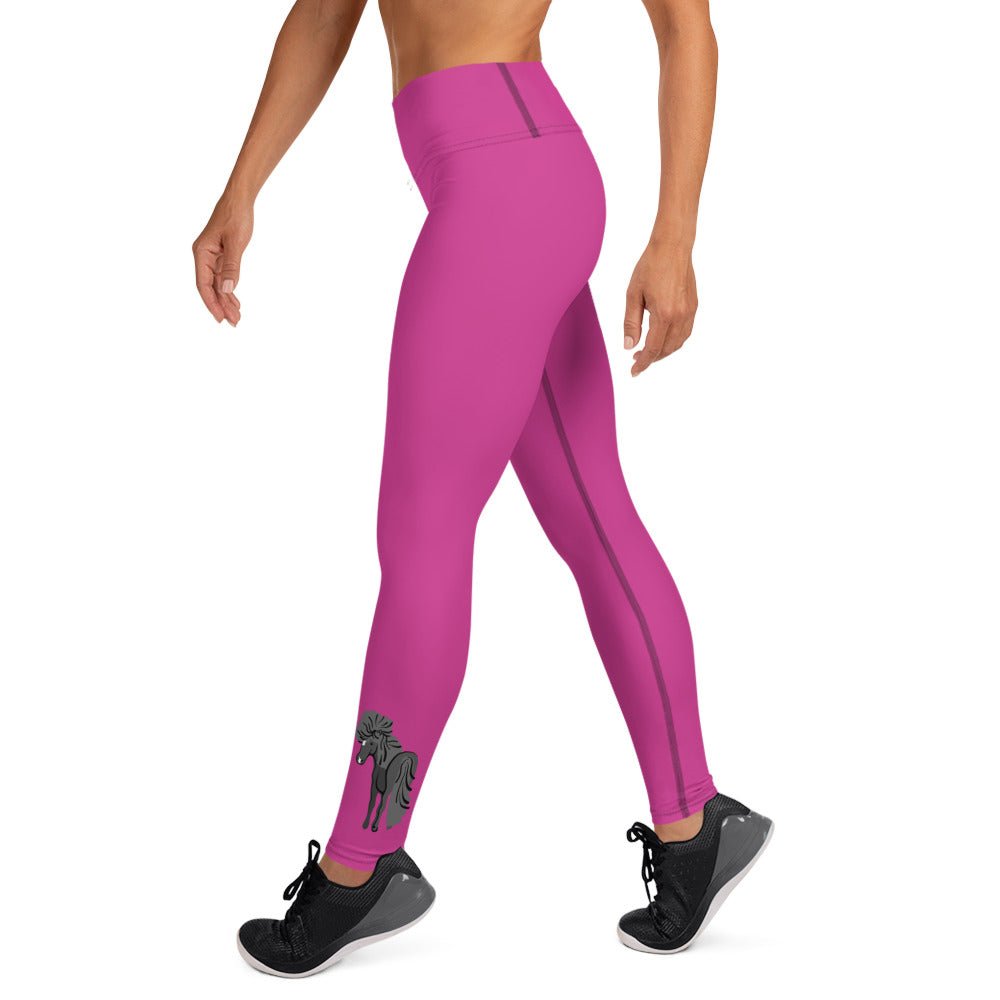 Gossi and Stjarna Icelandic horse yoga leggings - IamGlytja