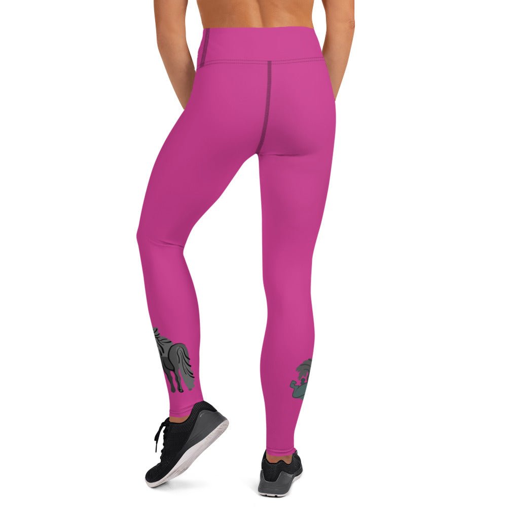 Gossi and Stjarna Icelandic horse yoga leggings - IamGlytja