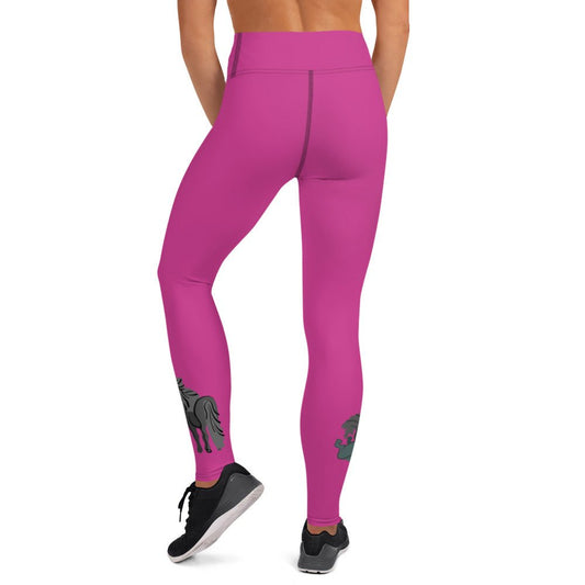 Gossi and Stjarna Icelandic horse yoga leggings - IamGlytja