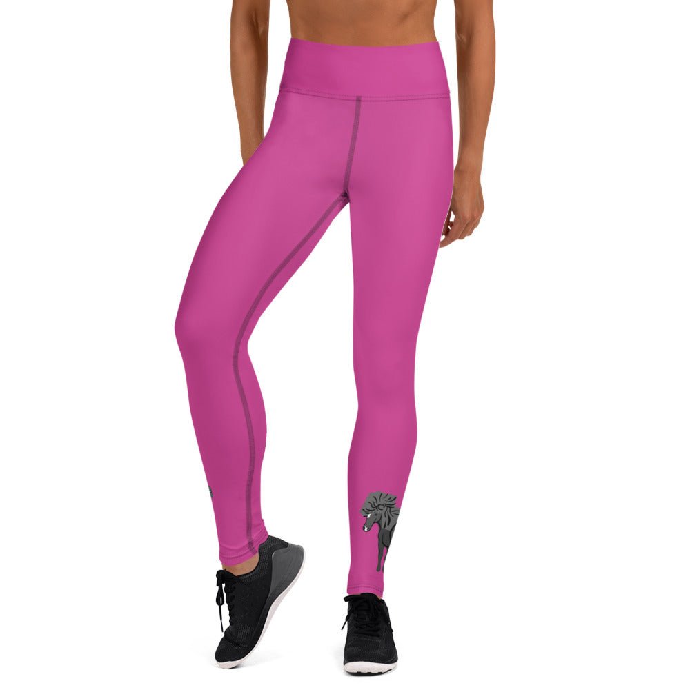 Gossi and Stjarna Icelandic horse yoga leggings - IamGlytja