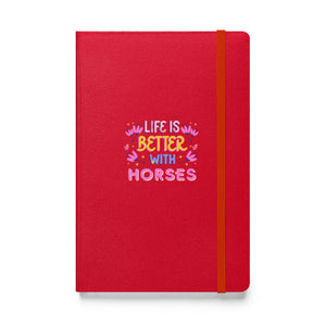 Life is Better Hardcover bound notebook