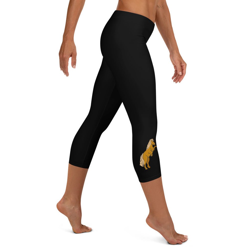 Hermi and Glytja Icelandic horse capri leggings - IamGlytja