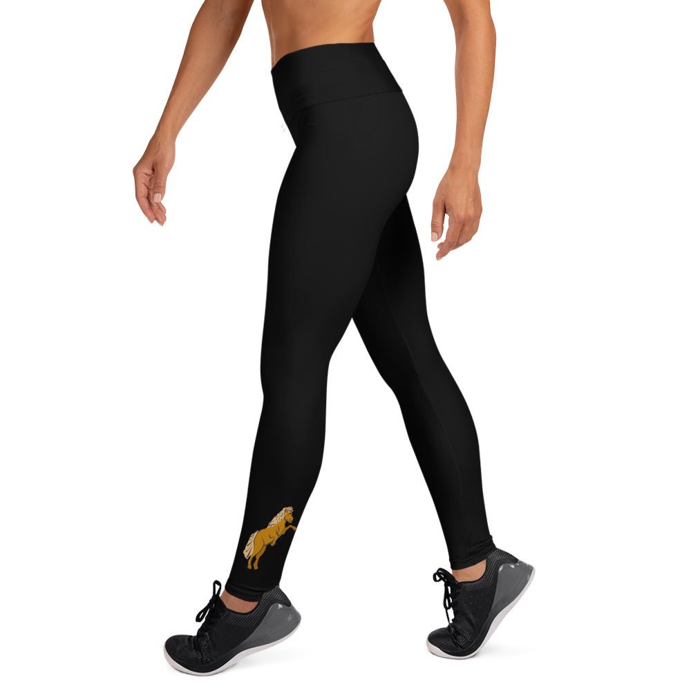 Hermi and Glytja Icelandic horse yoga leggings - IamGlytja