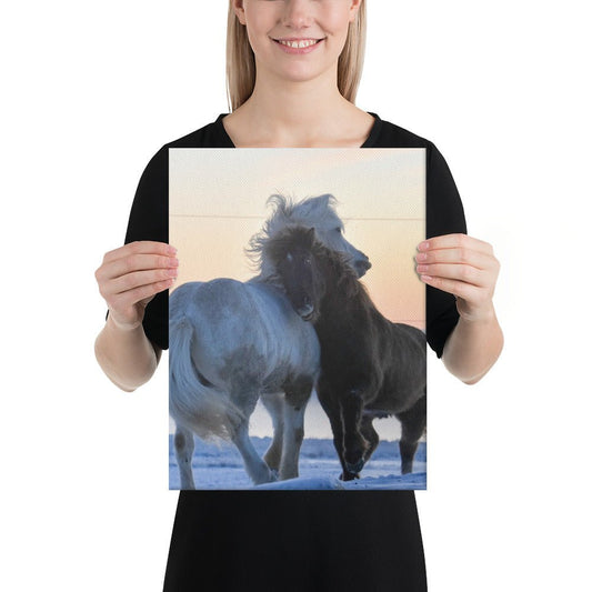 Hermi and Kommi Snuggles Canvas wall art - IamGlytja