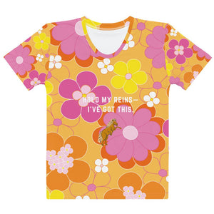 "Hold My Reins" Flower Women's T-shirt - Iamglytja