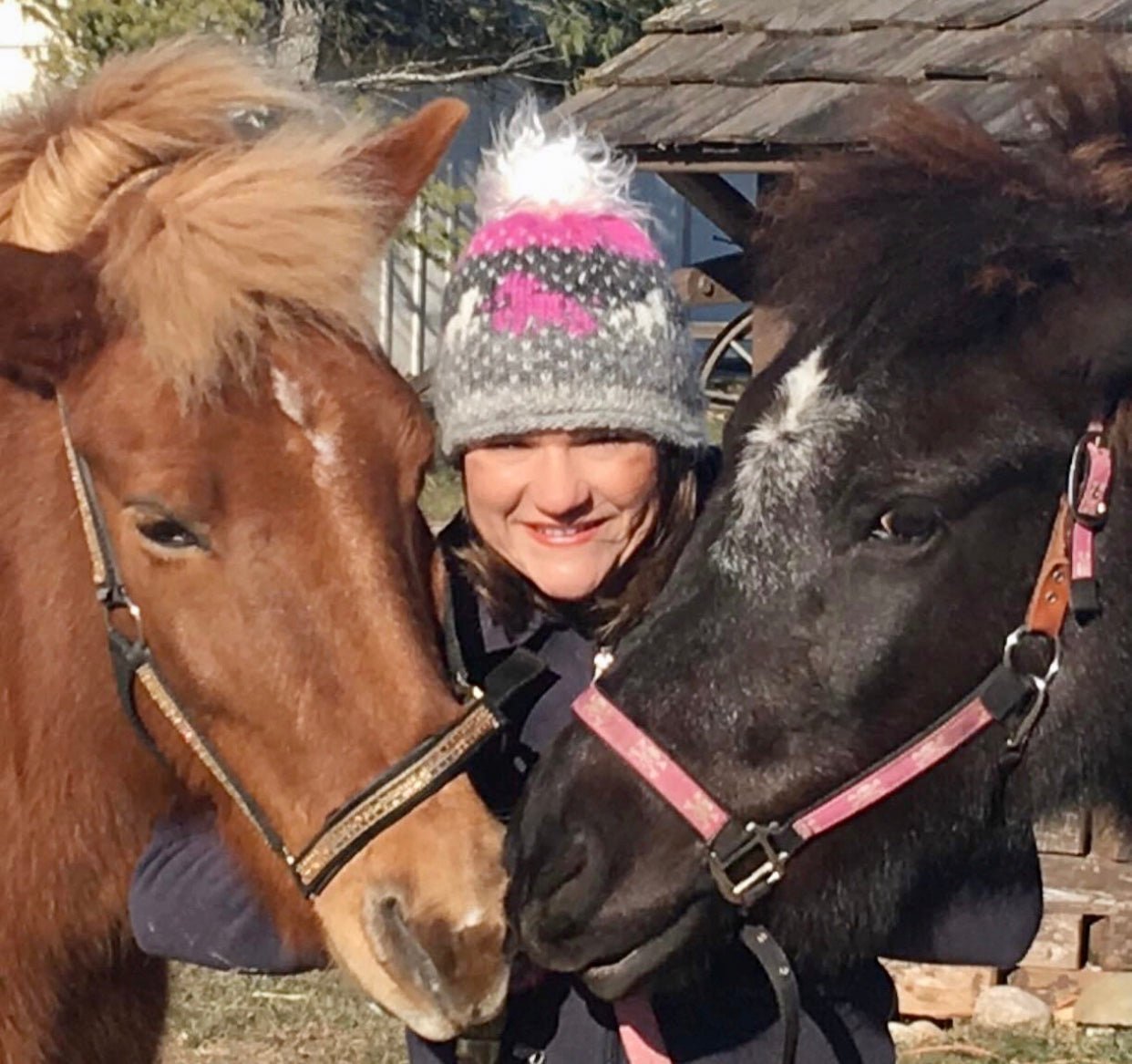 Icelandic Wool Winter Hat - Pink - Iamglytja