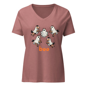 Kommi Boo relaxed v - neck t-shirt - Iamglytja