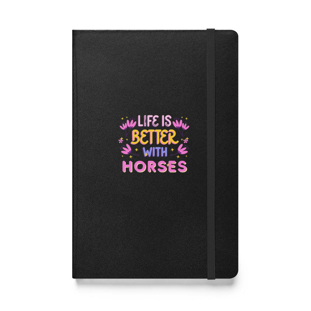 Life is Better Hardcover bound notebook - Iamglytja