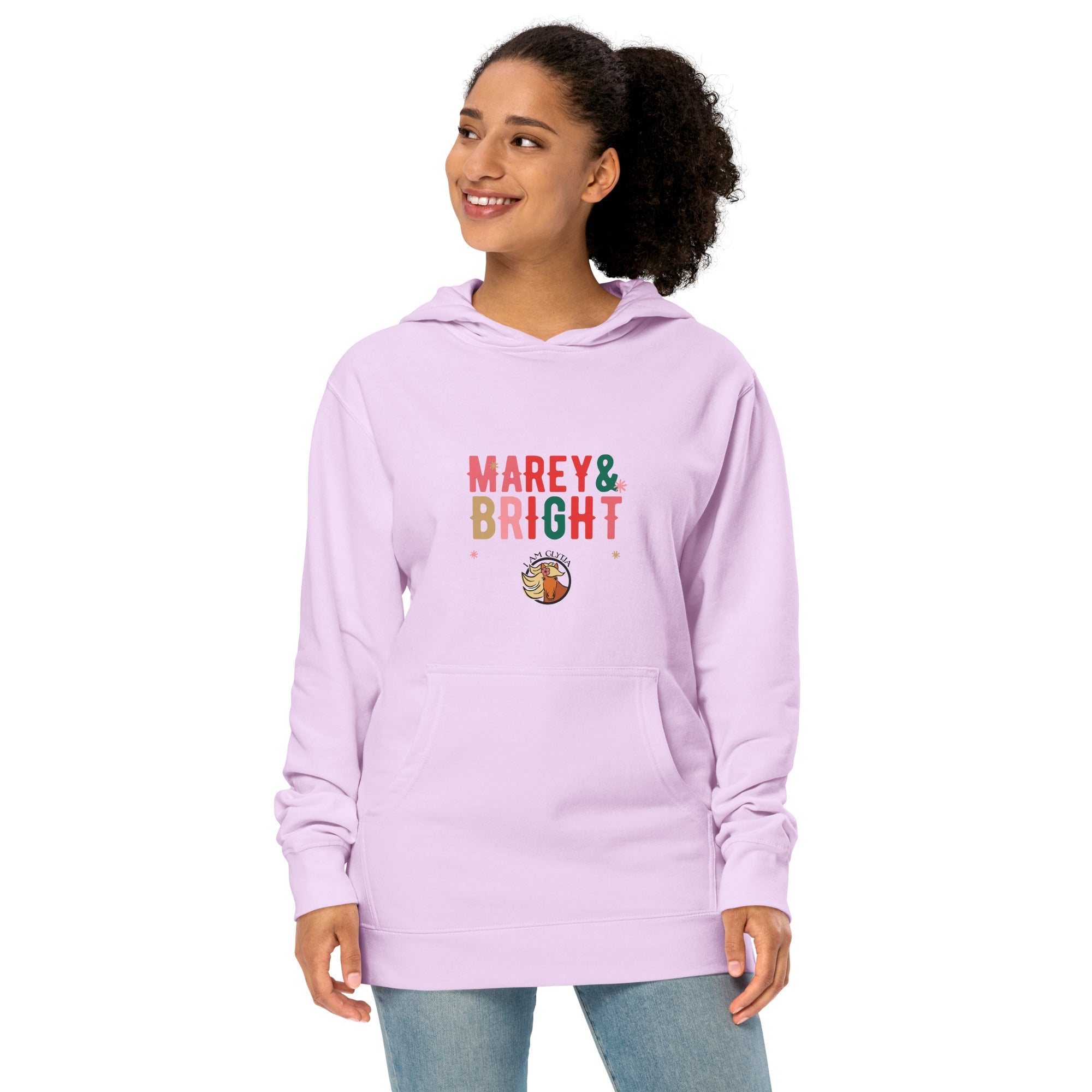 Marey and Bright unisex midweight hoodie - Iamglytja