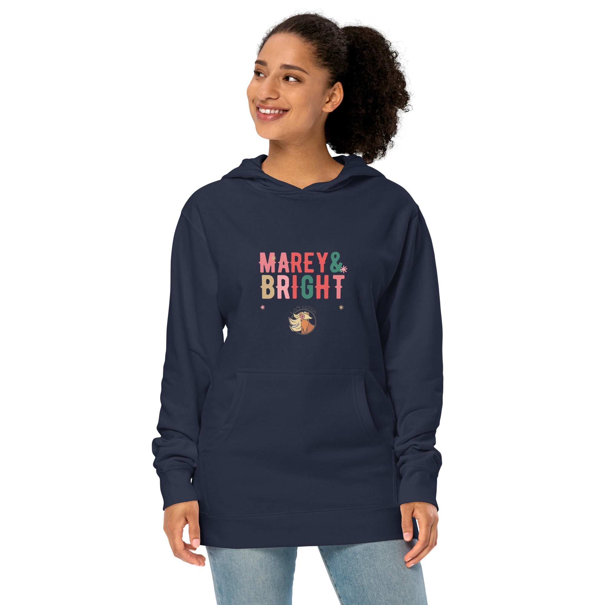 Marey and Bright unisex midweight hoodie - Iamglytja