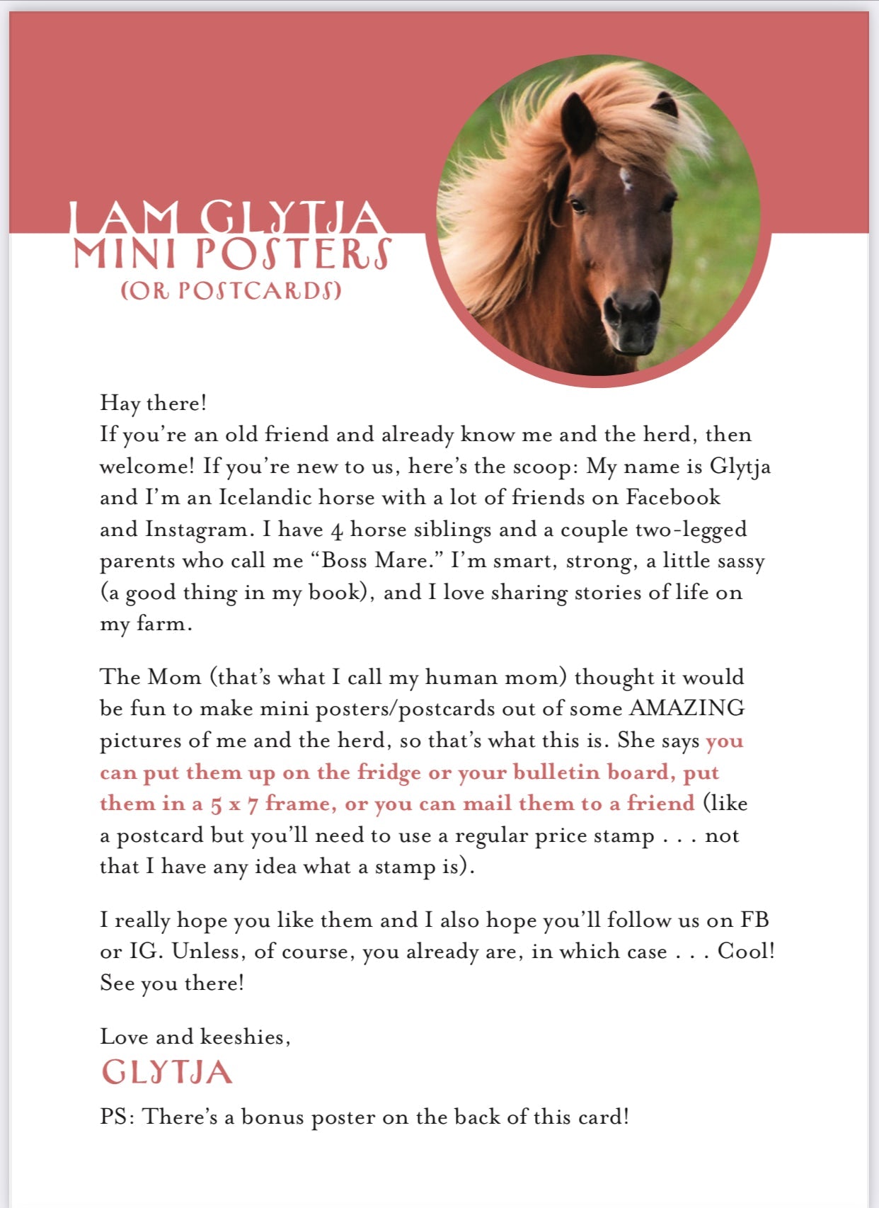 Mini Posters - Iamglytja