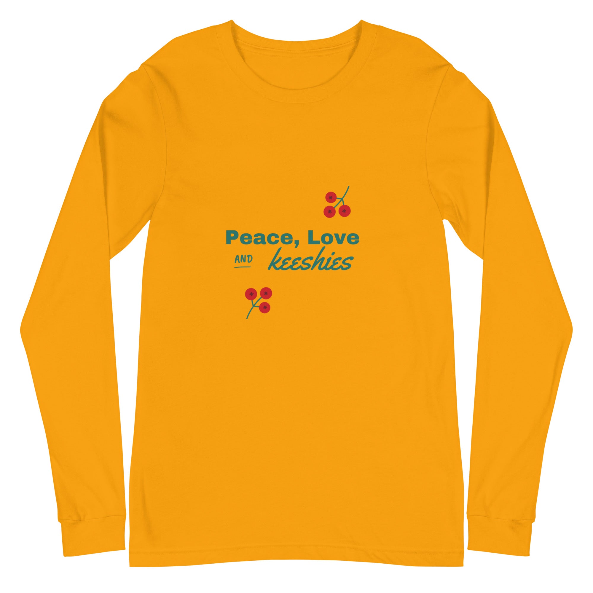 Peace, Love and Keeshies Unisex Long Sleeve Tee - Iamglytja