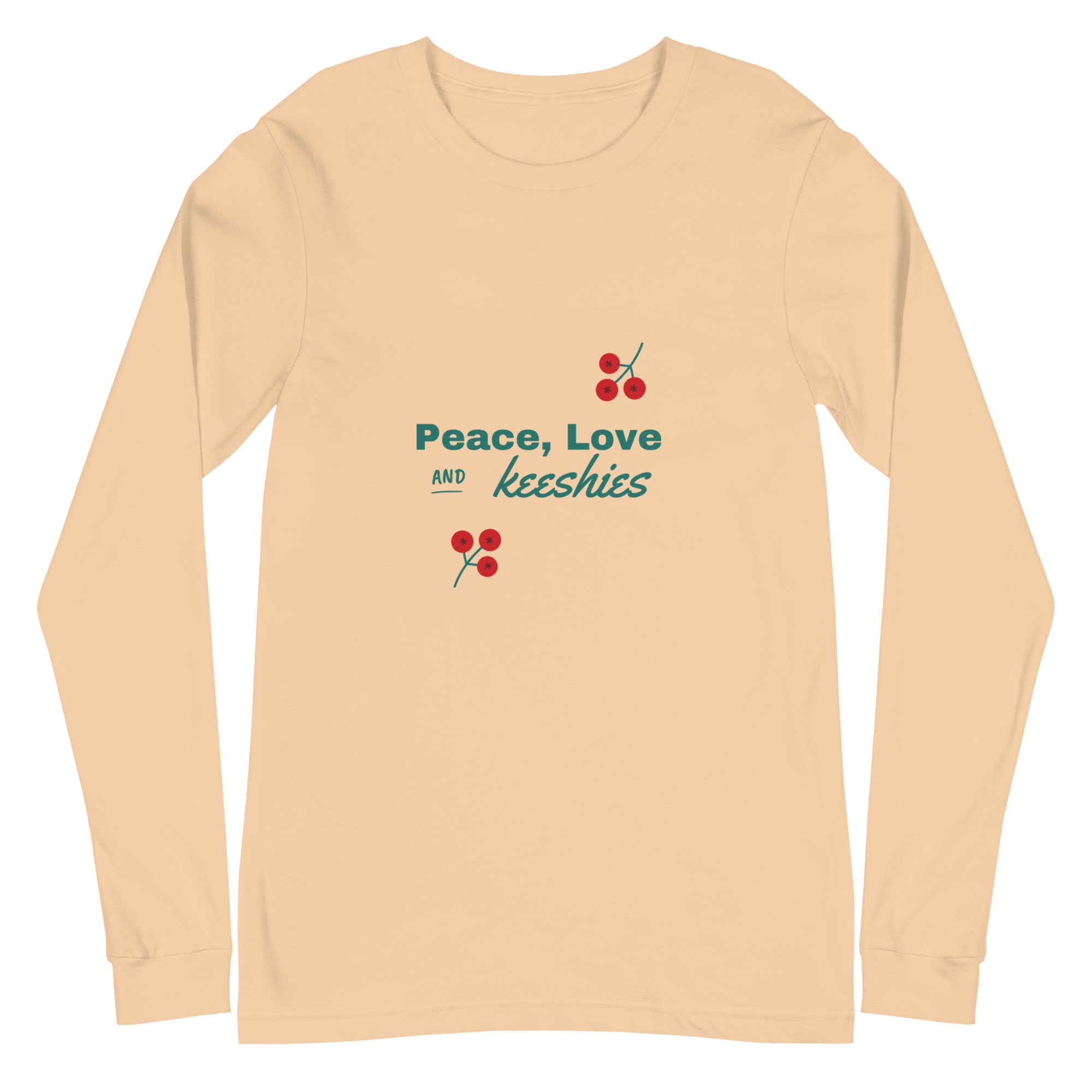 Peace, Love and Keeshies Unisex Long Sleeve Tee - Iamglytja