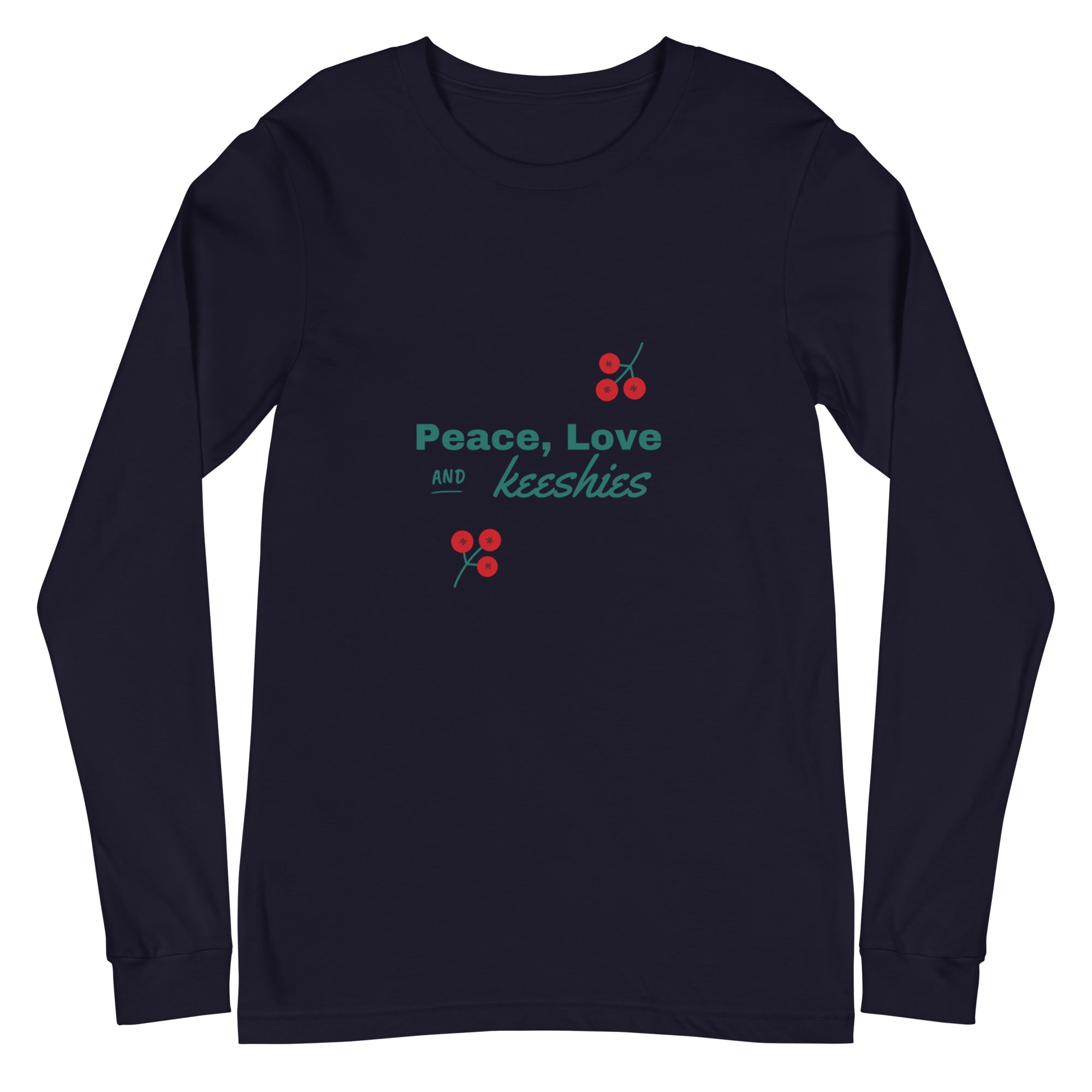 Peace, Love and Keeshies Unisex Long Sleeve Tee - Iamglytja