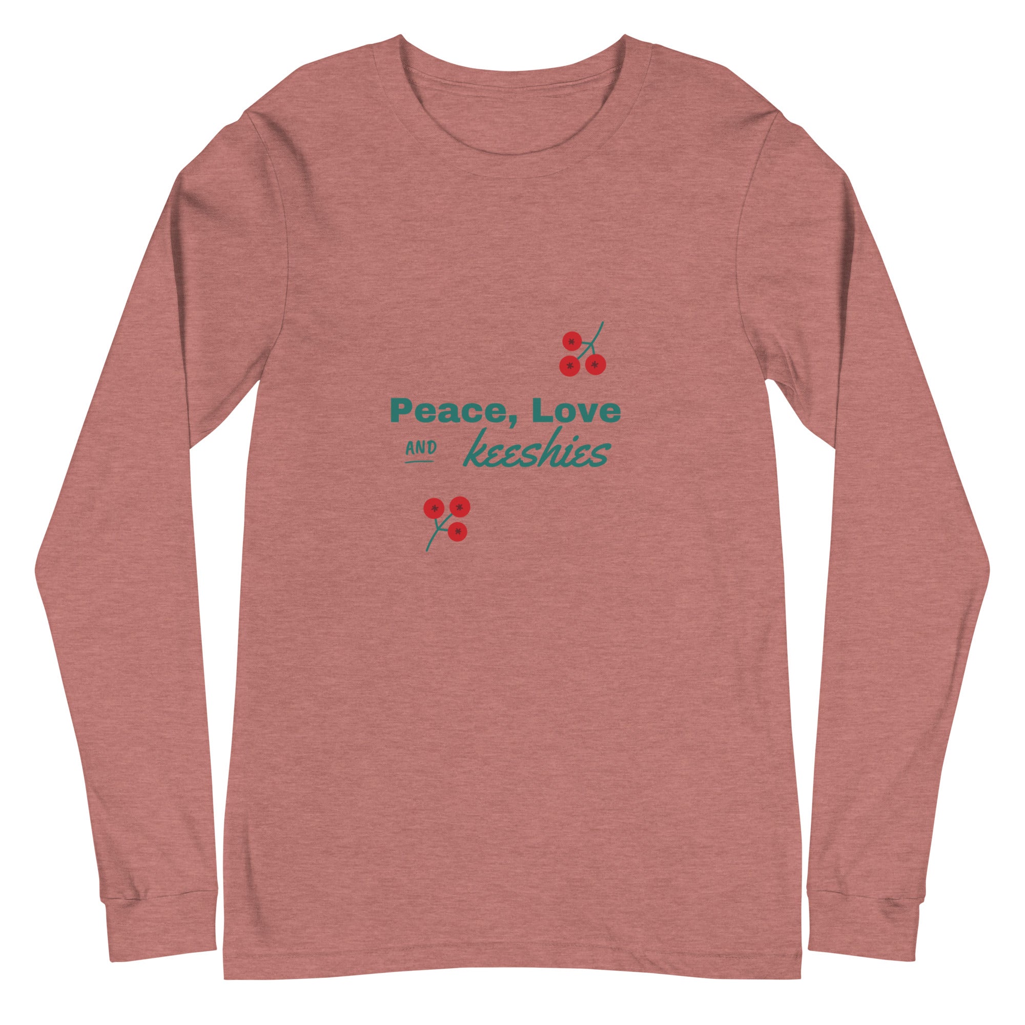 Peace, Love and Keeshies Unisex Long Sleeve Tee - Iamglytja