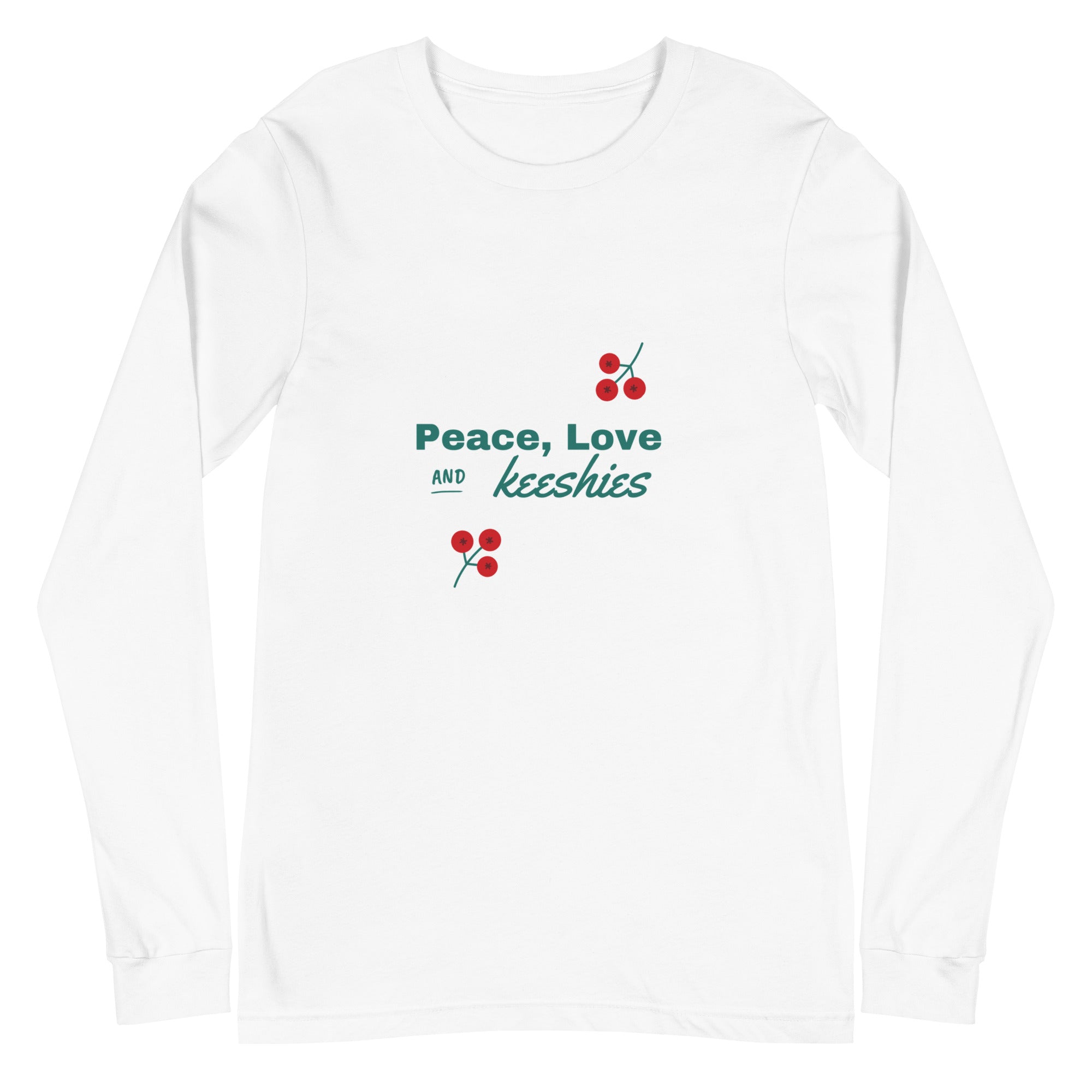 Peace, Love and Keeshies Unisex Long Sleeve Tee - Iamglytja