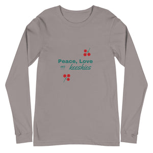 Peace, Love and Keeshies Unisex Long Sleeve Tee - Iamglytja