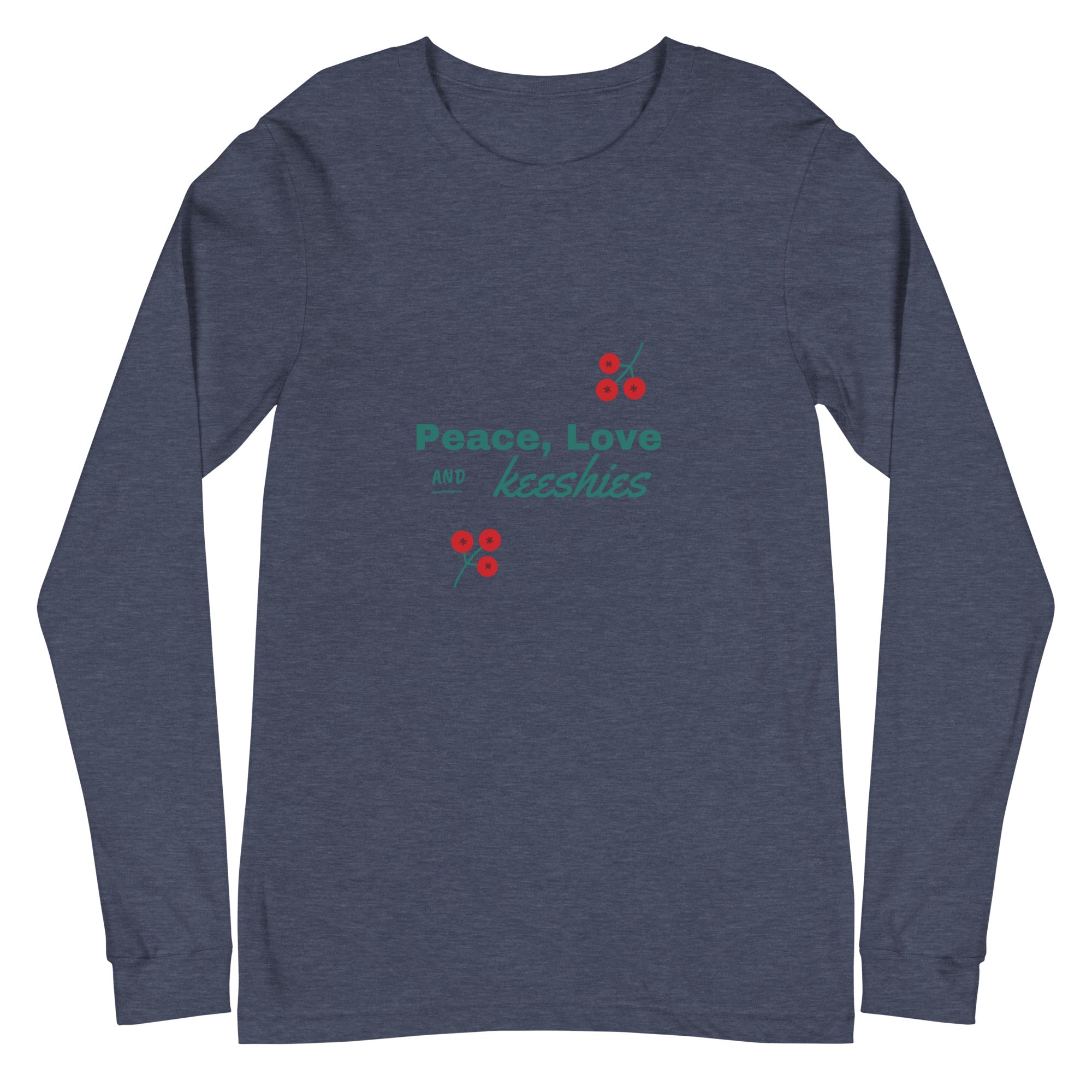 Peace, Love and Keeshies Unisex Long Sleeve Tee - Iamglytja