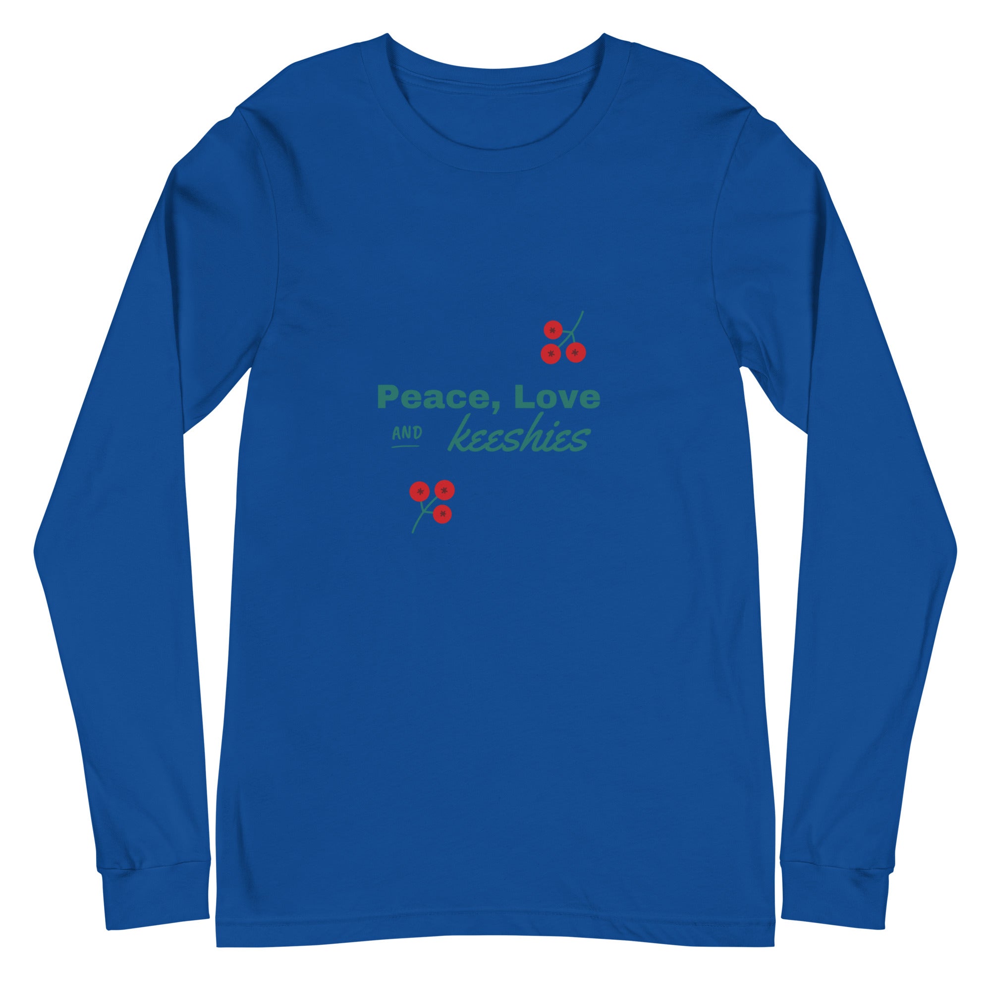 Peace, Love and Keeshies Unisex Long Sleeve Tee - Iamglytja