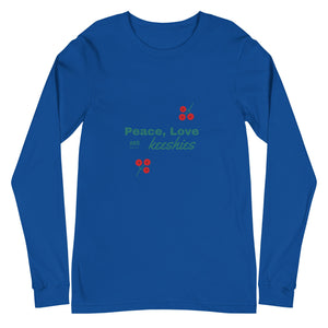 Peace, Love and Keeshies Unisex Long Sleeve Tee - Iamglytja