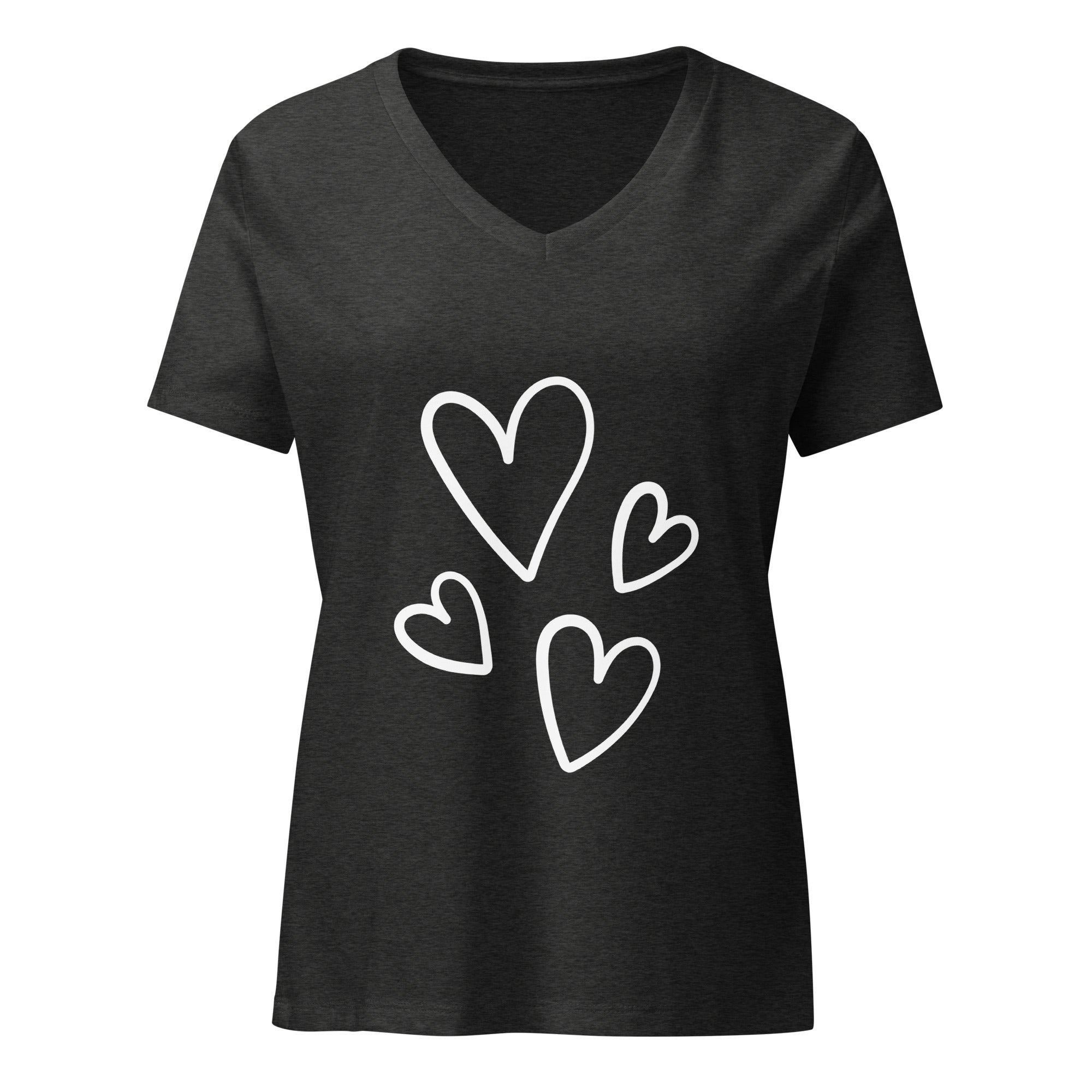 ★LUV IS TRUE★ NM HEART HOTFIX TEEBLACK HEART HOTFIX TEE (BLACK) - LUVISTRUE | 60% - Asian Fashion