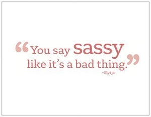 Sassy greeting cards (set of 5) - Iamglytja