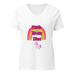 "Tack Room Diva" Women’s relaxed v - neck t-shirt - Iamglytja