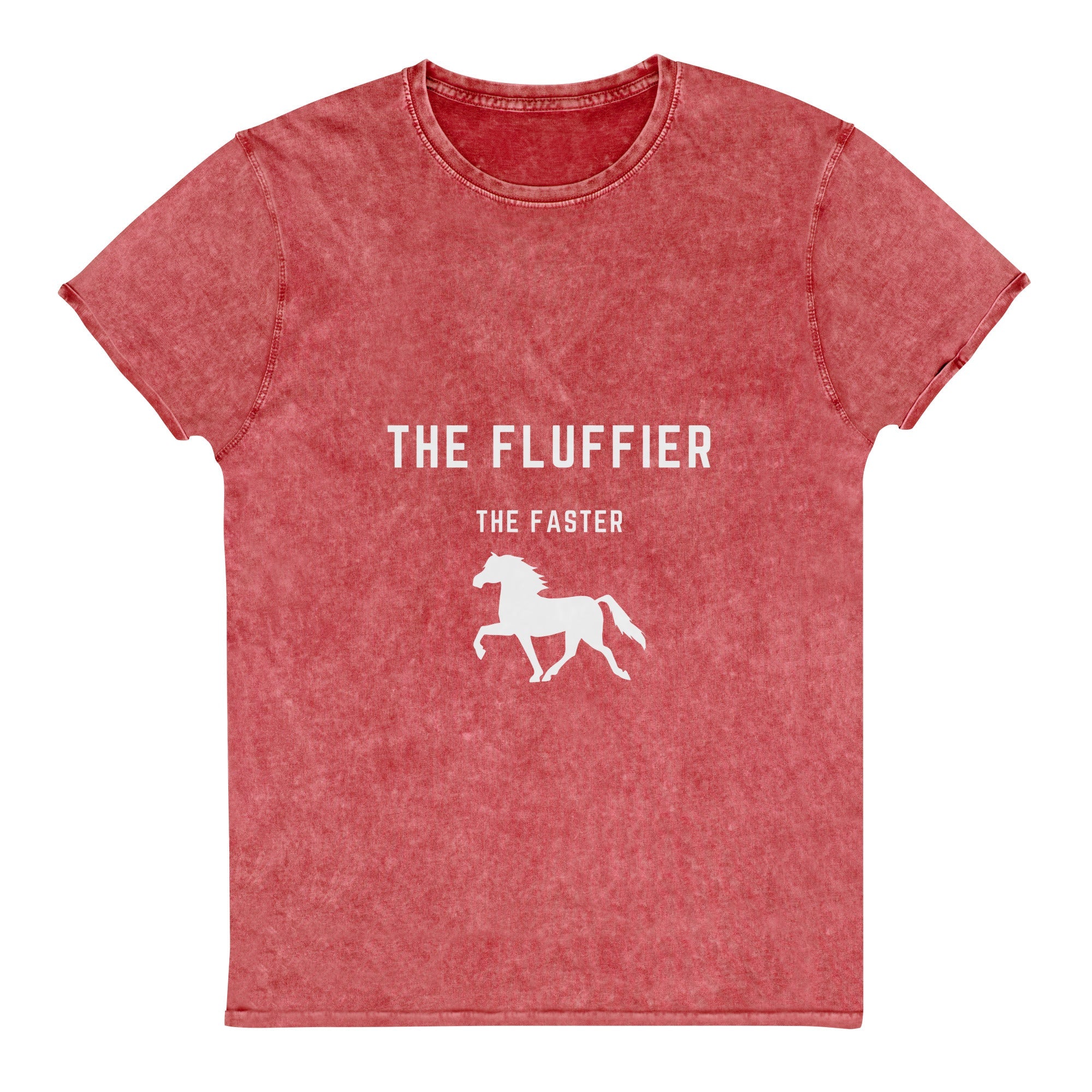 "The Fluffier" Denim T-Shirt - Iamglytja