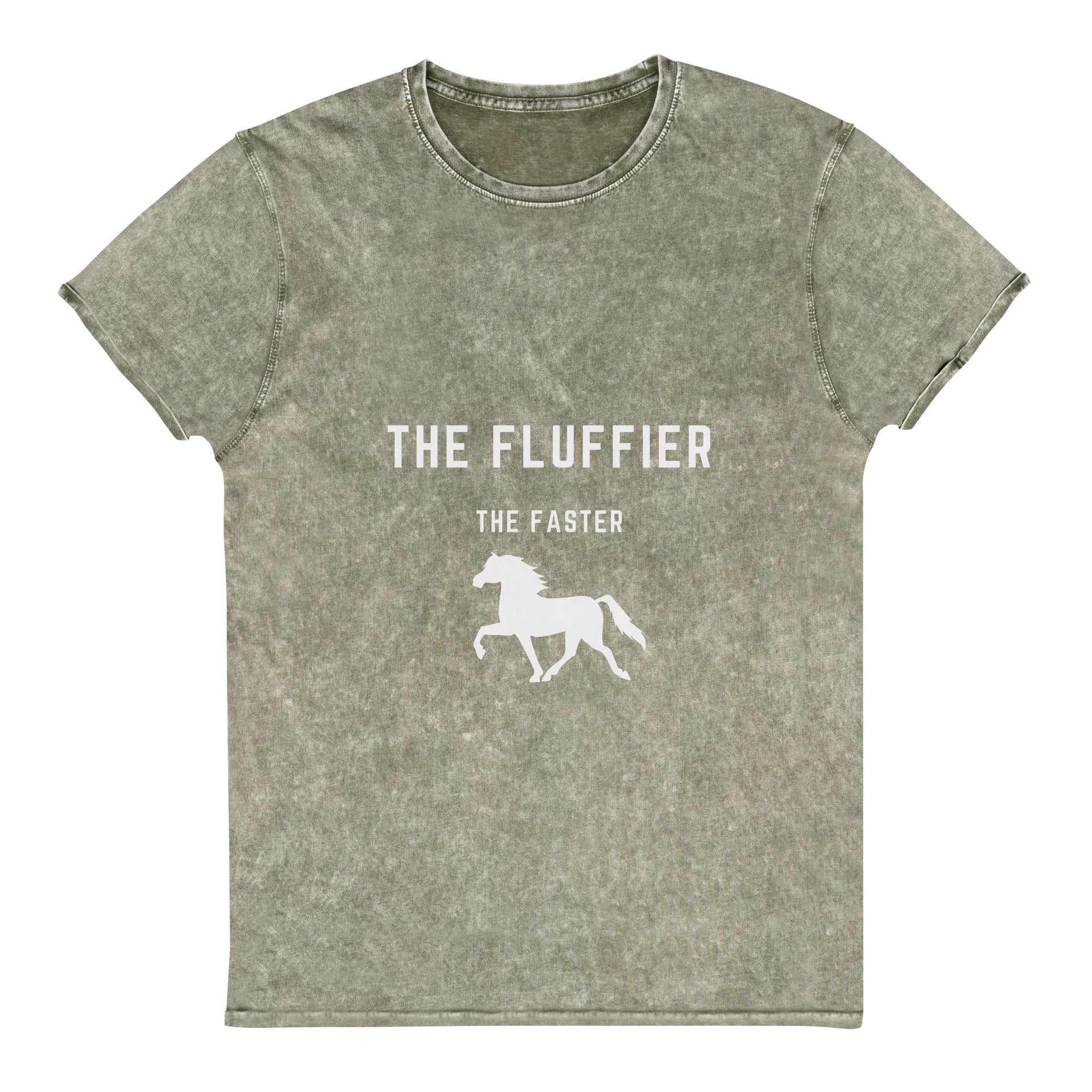 "The Fluffier" Denim T-Shirt - Iamglytja