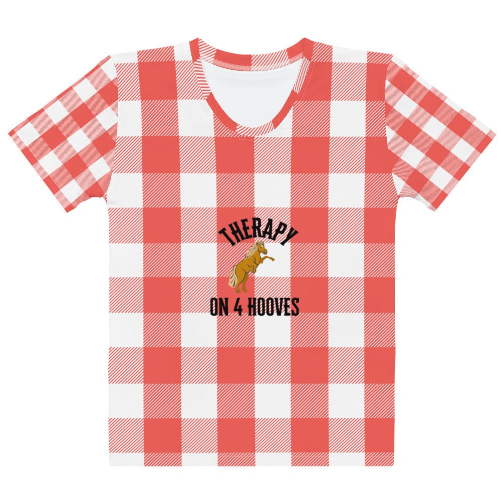 "Therapy on 4 Hooves" Glytja Women's T-shirt - Iamglytja